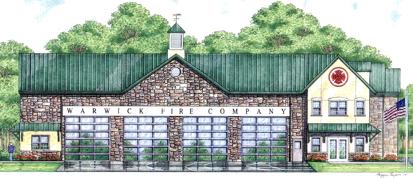 Warwick Township Fire Company - Artists Rendition